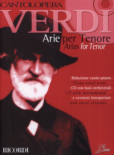 G. Verdi: Cantolopera - Arie Per Tenore, GesTeKlav (PaCD)