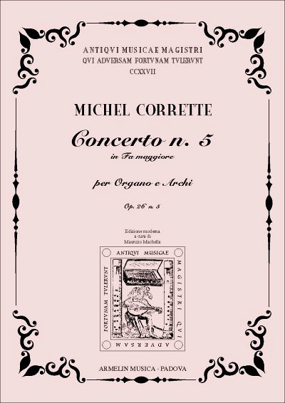 M. Corrette: Concerto No. 5, OrgOrch (Pa+St)