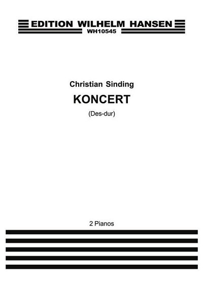 C. Sinding: Piano Concerto Op. 6