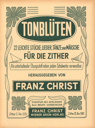 Christ Franz: Tonblueten