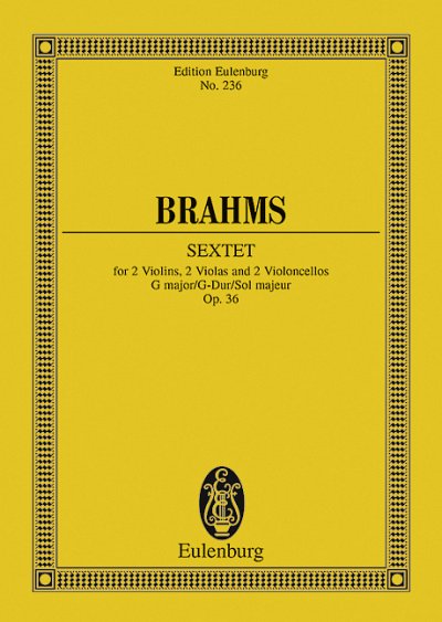 J. Brahms: Streichsextett G-Dur