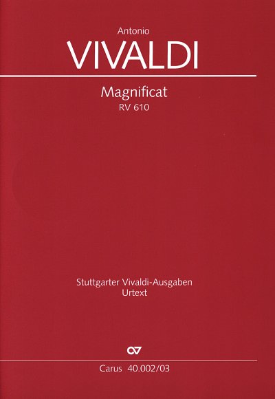 A. Vivaldi: Magnificat, 4GesGchOrchO (KA)