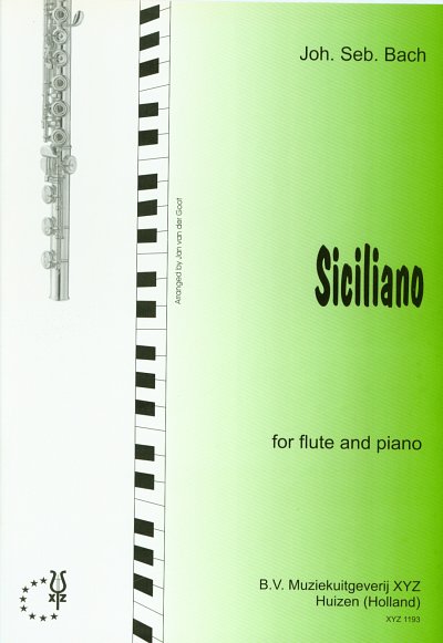 J.S. Bach: Siciliano from Sonata no. 2 BW, FlKlav (KlavpaSt)