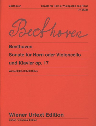 L. v. Beethoven: Sonate F-Dur op. 17, Hrn/VcKlav (KlavpaSt)