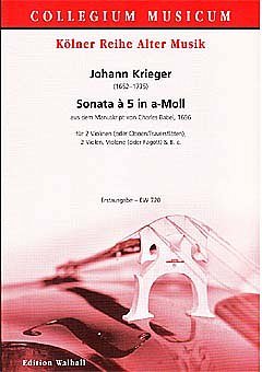 J.P. Krieger: Sonata A 5 A-Moll (1696) Collegium Musicum Koe