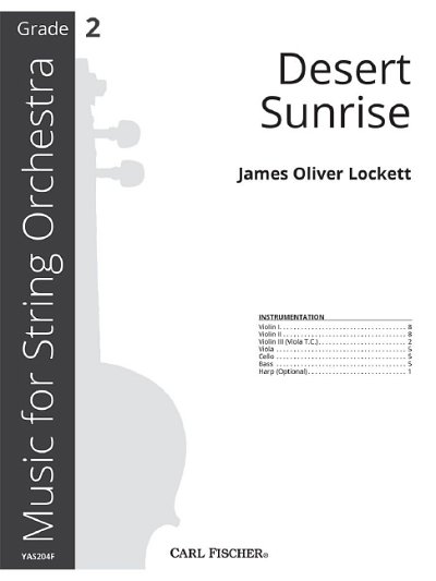 Lockett, James Oliver: Desert Sunrise