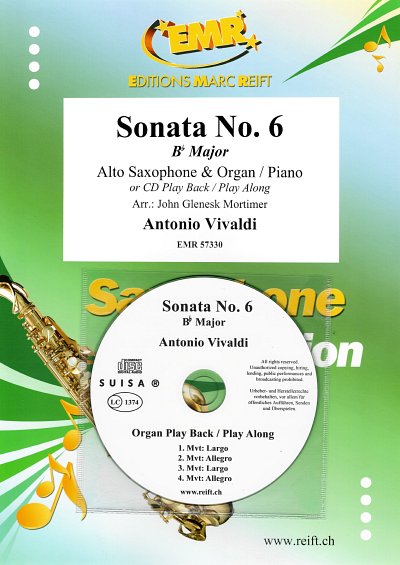 DL: A. Vivaldi: Sonata No. 6, AsaxKlaOrg