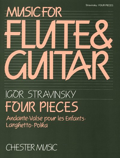 I. Strawinsky: Four Pieces, FlGit