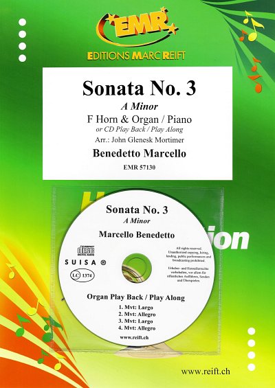 DL: B. Marcello: Sonata No. 3, HrnOrg/Klav