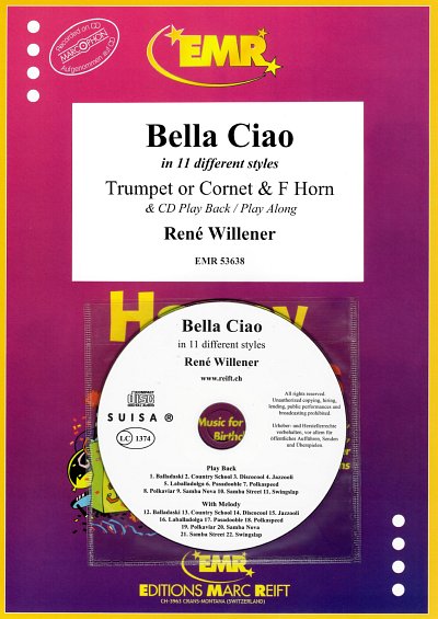 R. Willener: Bella Ciao, Trp/KornHrn (+CD)