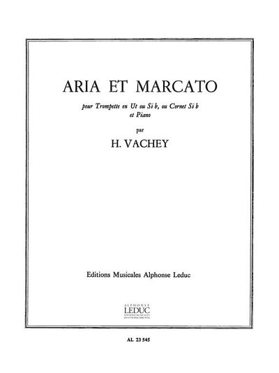 H. Vachey: Aria et Marcato