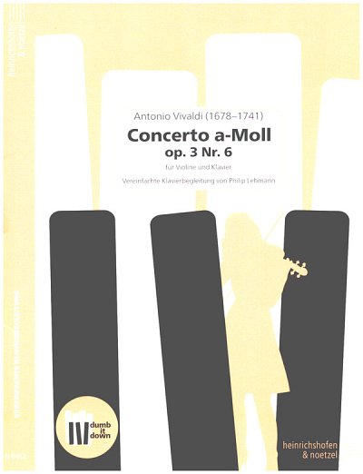 A. Vivaldi: Concerto a-Moll op. 3/6 , VlKlav (KlavpaSt)