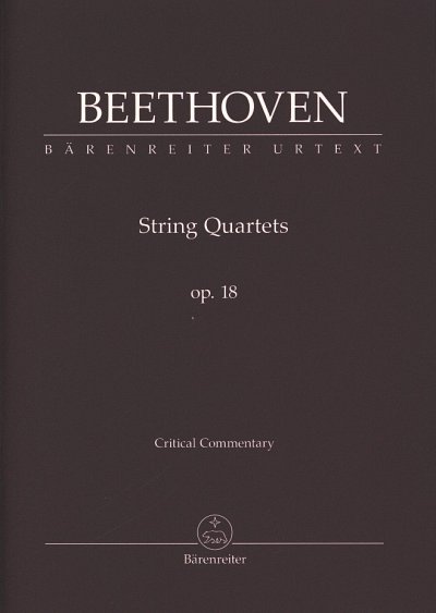L. v. Beethoven: Streichquartette op. 18, 2VlVaVc (Bch)