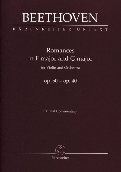 L. v. Beethoven: Romanzen in F-Dur und G-Dur für Violine und