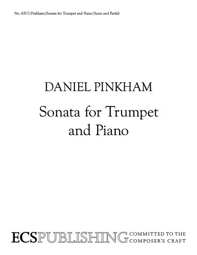 D. Pinkham: Sonata for Trumpet and Piano, TrpKlav (KlavpaSt)