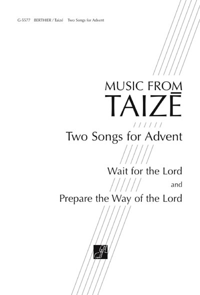 J. Berthier: Two Songs for Advent
