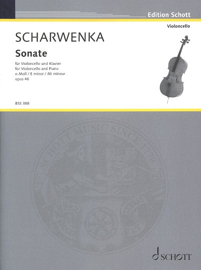 X. Scharwenka: Sonate  e-Moll op. 46, VcKlav (Pa+St)
