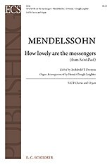 F. Mendelssohn Barth: St. Paul: How Lovely Ar, GchOrg (Chpa)