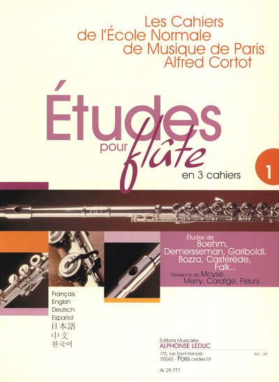 Études pour flûte 1, Fl