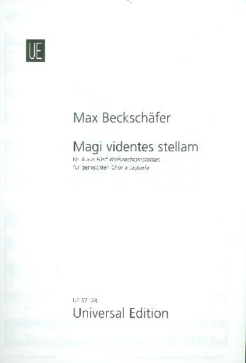 M. Beckschaefer: Magi videntes stellam, GCh (Chpa)