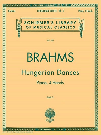 J. Brahms: Hungarian Dances - Book II, Klav4m (Sppa)