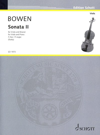 Y. Bowen: Sonata Nr. 2 F-Dur , VaKlv