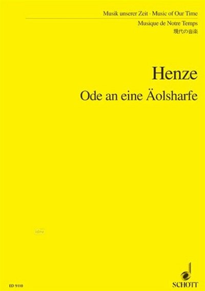 H.W. Henze: Ode an eine Äolsharfe  (Stp)