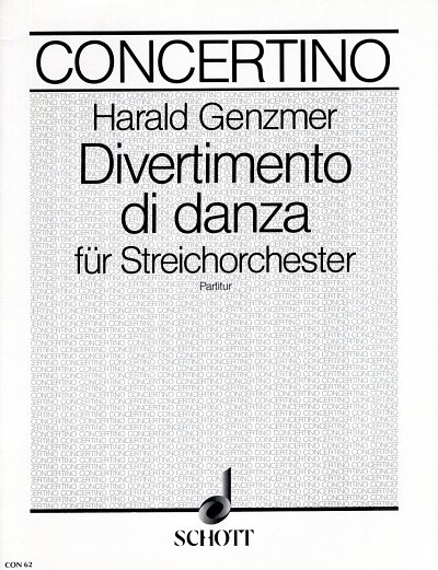 H. Genzmer: Divertimento di danza GeWV 105 , Stro (Part.)