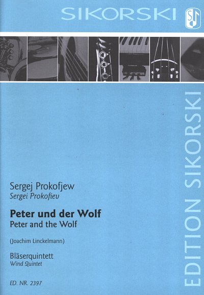 S. Prokofjew: Peter und der Wolf op. 67, FlObKlHrFg (Pa+St)