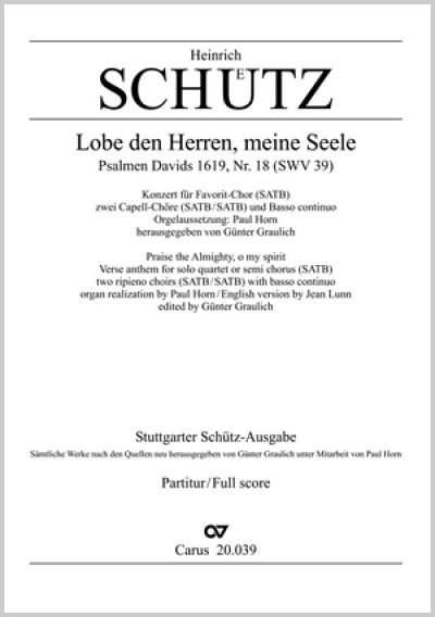 H. Schuetz: Lobe den Herren, meine Seele SWV 39 (op. 2 Nr. 1