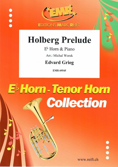 E. Grieg: Holberg Prelude, HrnKlav