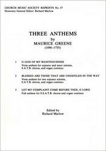 M. Greene: Three Anthems