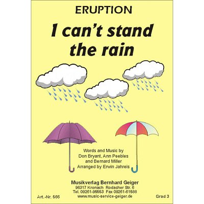 Eruption: I can't stand the rain, Blaso;Ges (Dir+St)