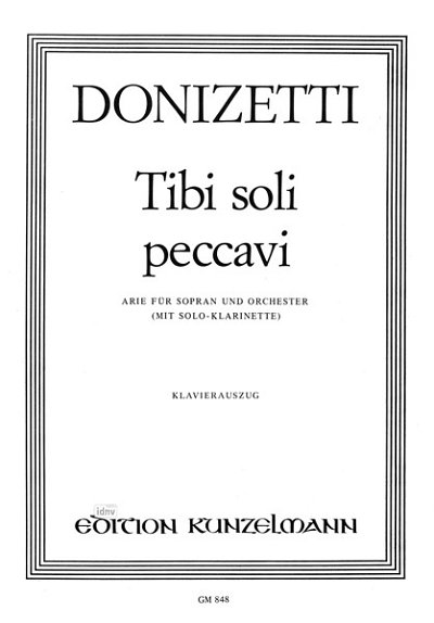 G. Donizetti y otros.: Tibi soli peccavi