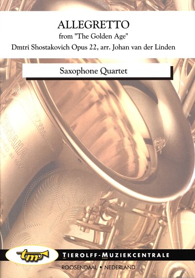 D. Schostakowitsch: Allegretto Op. 22, 4Sax (Pa+St)