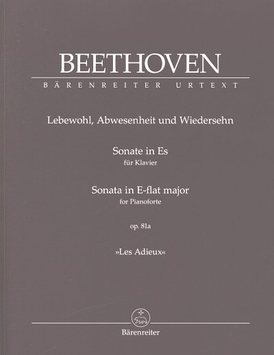 L. v. Beethoven: Sonate Es-Dur op. 81a, Klav