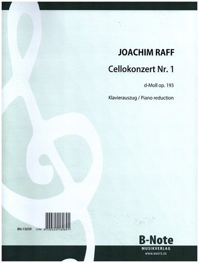 J. Raff: Cellokonzert d-Moll op.193 (Klavieraus, VcKlav (KA)