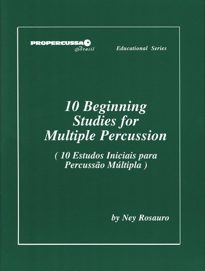 N. Rosauro: 10 Beginning Studies for Multiple Percu, Schlagz