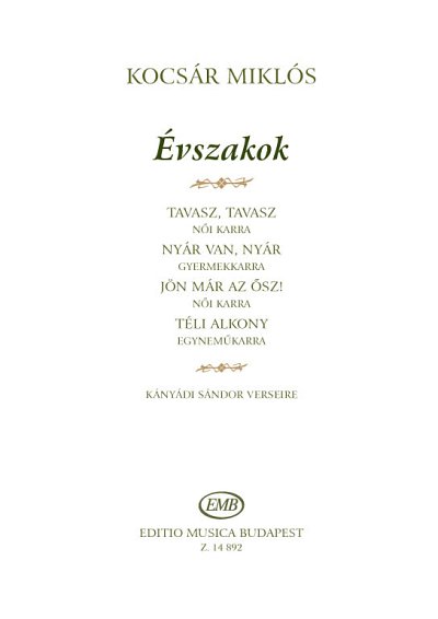 M. Kocsár: Évszakok (Seasons), Fch (Chpa)