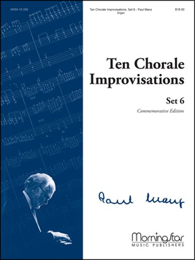 P. Manz: Ten Chorale Improvisations, Set 6, Org