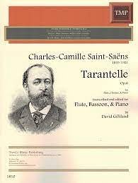 C. Saint-Saëns: Tarantelle op. 6, FlFagKlav (KlavpaSt)