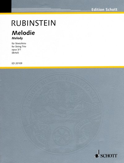 A. Rubinstein: Melodie F-Dur op. 3/1, VlVlaVc (Pa+St)