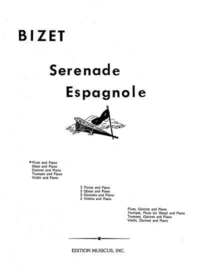 G. Bizet: Serenade Espagnole, ObKlav (KlavpaSt)