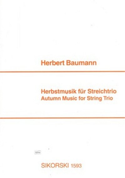 H. Baumann: Herbstmusik Fuer Streichtrio