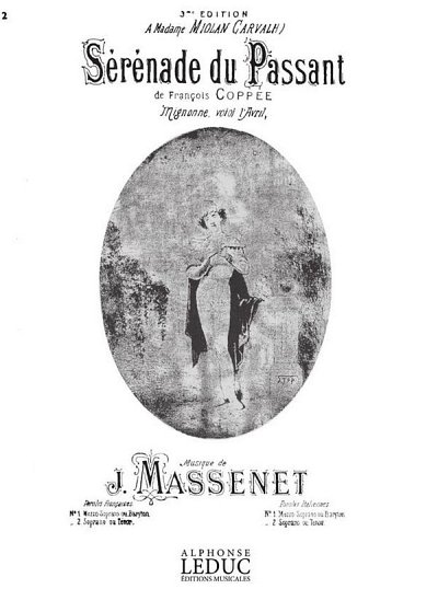 J. Massenet: Jules Massenet: Serenade du Passant (Part.)