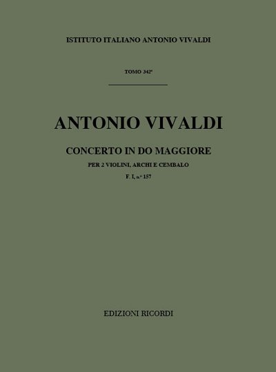 Concerto in Do Maggiore (C Major) (Part.)