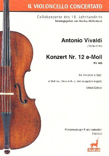 A. Vivaldi: Konzert e-Moll Nr. 12 RV409, Vc2VlVaBc (KASt)