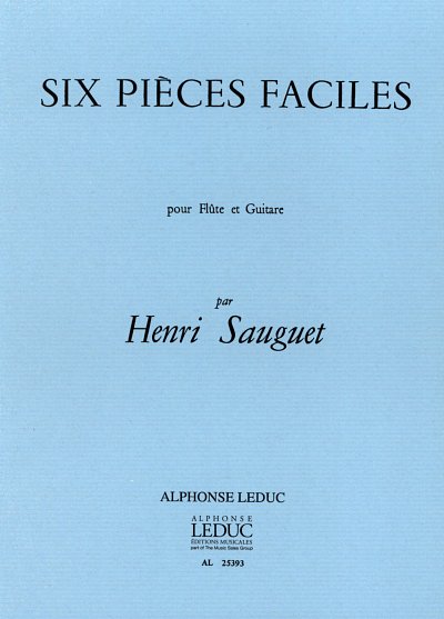 H. Sauguet: 6 Pieces Faciles, FlGit (Bu)