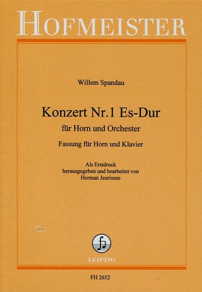 W. Spandau: Konzert Es-Dur für Horn und Orchester, HrnKlav