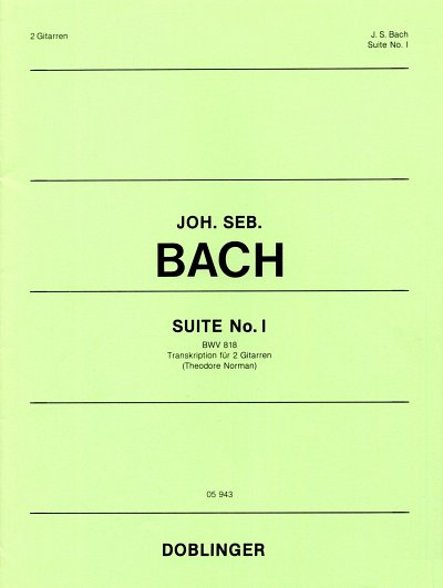 J.S. Bach: 3 Suiten, Suite I e-Moll BWV 818